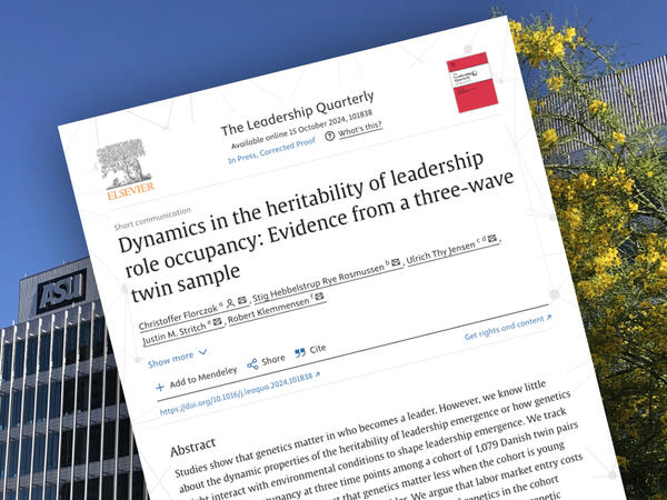 Title and abstract screenshot from The Leadership Quarterly